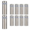 Joyan 10pc Screw Spacer Sign Holder, Stainless Steel Post Mount,