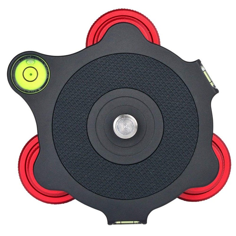 koolehaoda Leveler with Spirit Level LP-64 for Tripod 3/8 Mounting