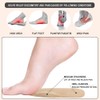 FDEETY 2 Pairs of Orthopaedic Insoles Shoe Insoles Gel Foot