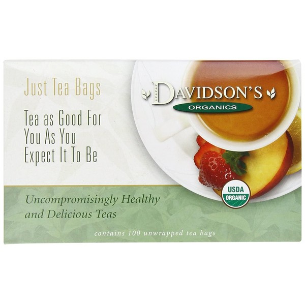Davidson's Organics, Chamomile Flowers, 100-count Unwrapped Tea Bags