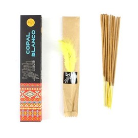 Tribal Soul Incense Sticks – Hand-rolled in India, Natural & Aromatic Scents for Cleansing, Meditation: (12 Packs, White Copal)