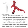 NoxDyn 4-finger Thumb Release 360° Rotatable Bow Release for Compound