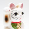 Seto-yaki Maneki Neko Piggy Bank, 6.3 inches, Hand-Painted Japanese Lucky
