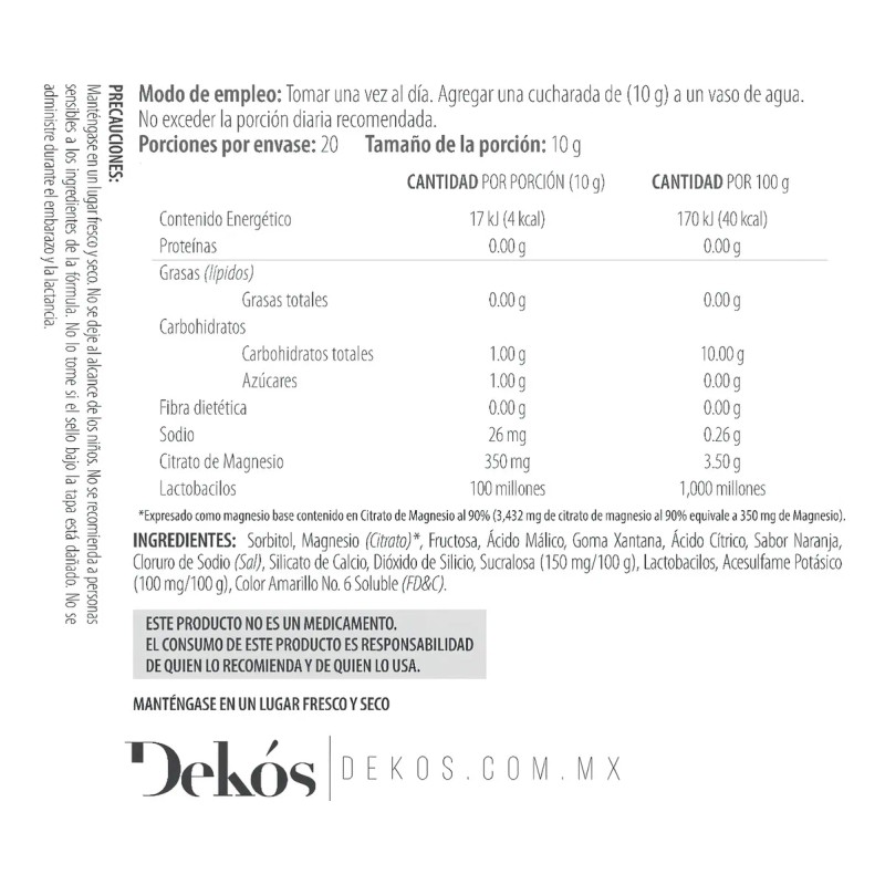 Dekós B2 Belly Blast | Desinflama Y Reduce El Estreñimiento