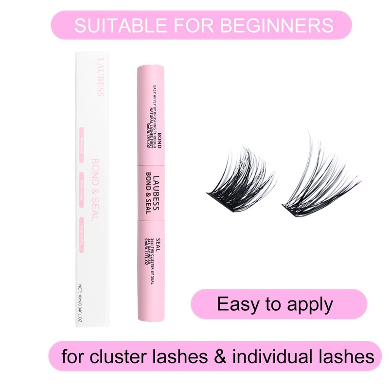 Eyelash Glue for Cluster Lashes Bond and Seal Lash Glue