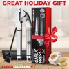 Garlic Press Stainless Steel - Professional Garlic Mincer and Crusher
