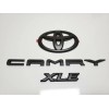 Toyota OEM New Matte Black out Overlay Emblem Badge Kit