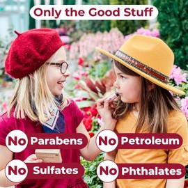 Kind Lips USDA Organic Lip Balm Unscented 3 Pack – 100% Natural, Moisturizing Lip Care with Beeswax. Hydrates & Nourishes Dry, Chapped Lips. Cruelty-Free, Eco-Friendly, and Non-Toxic. Unflavored