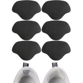 CENSIVI 3 Paia Riparazione Scarpe Patch - Riparazione Tallone Scarpe Autoadesiva Sul Tallone Scarpa Patch Riparazione del Tallone Scarpe Patch Adatto alla Maggior Parte dei Tipi di Scarpe, Nero