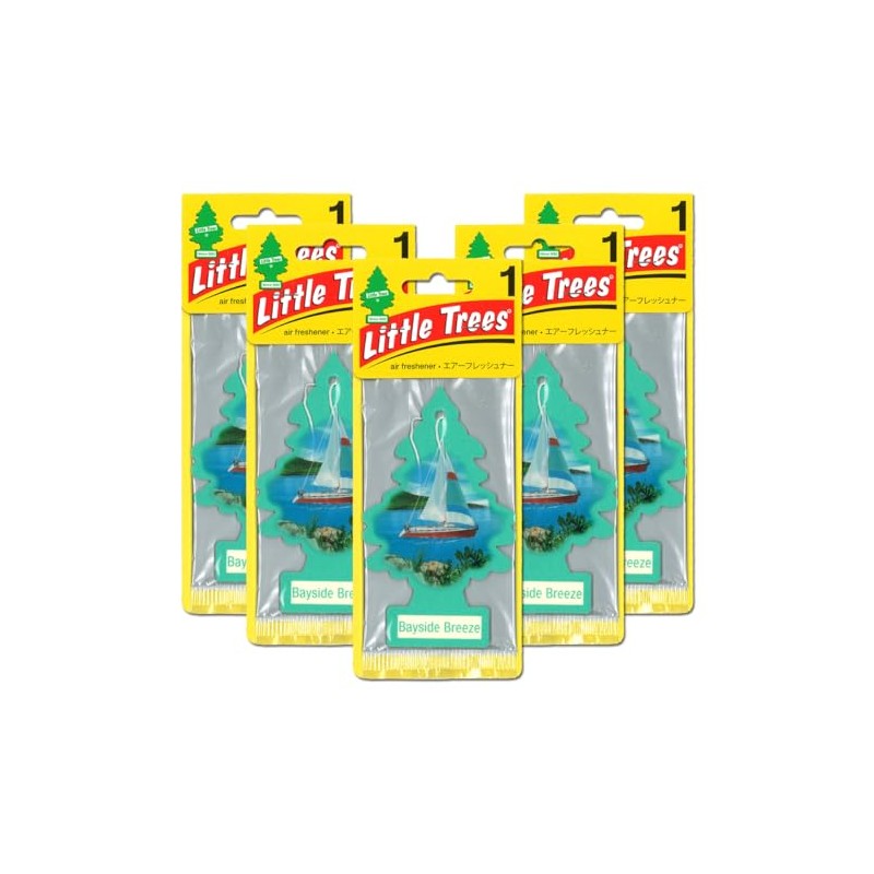 リトルツリー ベイサイドブリーズ 5枚セット Little Trees Bayside Breeze 芳香剤 車 部屋