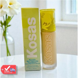 Kosas Revealer Skin-Improving Foundation 190 Light-Medium Neutral Warm SPF25|NEW