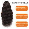 Yacurcur 13x6 Lace Frontal Wig Long Body Wave Wigs Transparent