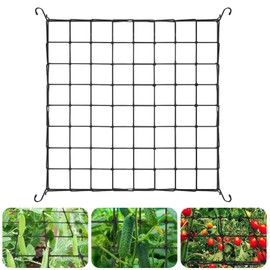 Grow Tent Net, Growzelt Complete Set, Vegetable Protection Net, Support Net, Grow Tent, Protective Nylon Net for Vegetables, Fruits and Flower Plants (80 x 80 cm)