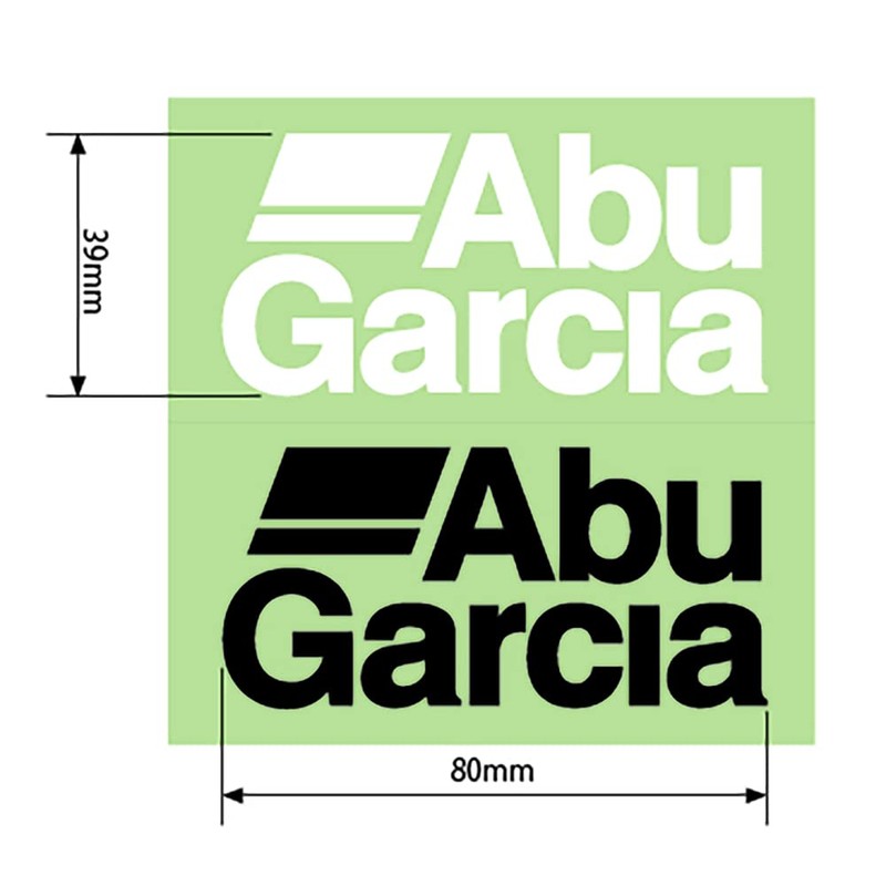 Abu Garcia (アブガルシア) Cutting Sticker 80mm