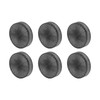 6pcs Billiard Pool Cue Tips 14mm Crystal Pool Cue Tips