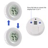 5Pcs Mini Round Hygrometer Thermometer Digital LCD Monitor Meter Gauge