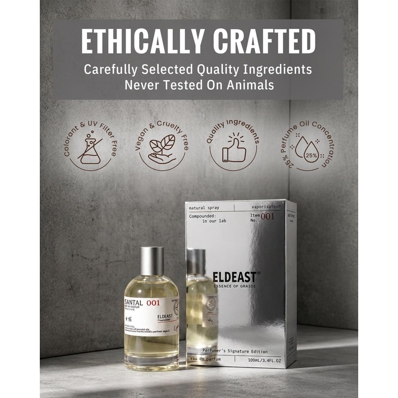 Santal 001 Signature Edition-3.4 Oz-Inspired by S.antal .33 Perfume