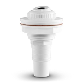 Paradies Pool Inlet Nozzle in White, Inlet Nozzle for Steel Wall Pools, Return Nozzle with Swivel Head, Pool Accessories, Diameter 58 mm, Quantity: 1 Piece