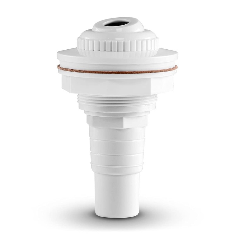 Paradies Pool Inlet Nozzle in White, Inlet Nozzle for Steel