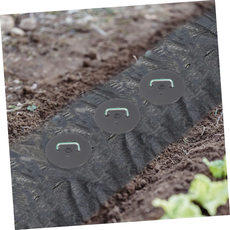 NOLITOY 25 Sets U Shaped Garden Stakes with Gaskets Durable