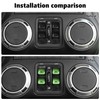Voodonala for Jeep JK JKU 2012-2018 Window Control Switch Button