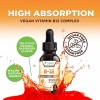 Vitamin B12 Sublingual Liquid Drops 1200mcg Natural Energy Booster (2