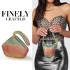 Bolso De Mano Noche Con Cristales Brillantes Para Mujer Pedrería