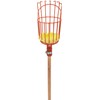 Teal Turtle Professional Apple Fruit Picker (Basket with Wooden Handle,
