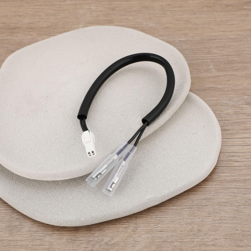 OTOTEC 2pcs Motorcycle LED Indicator Adapter Cable Harness Compatible with