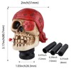 Padaodao Skull Gear Knob One-Eyed Pirate Car Stick Shifter Handle