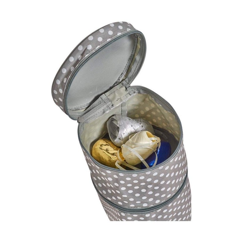 Zeller Gift Wrap Paper Organizer, Grey