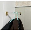 Morco Deco Wall Mounted Clothes Hook – Polished Brass Finish,