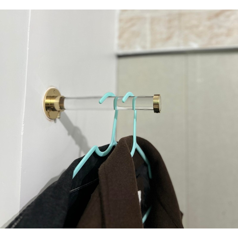 Morco Deco Wall Mounted Clothes Hook – Polished Brass Finish,