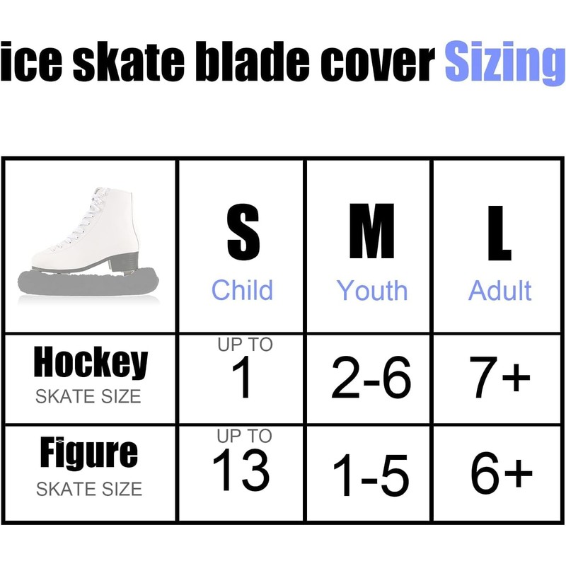 HJSSAA Blade Stocking for Ice Hockey, Ice Skate Blade Covers,
