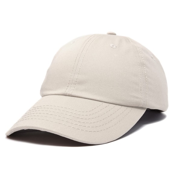 DALIX Unisex Youth Childrens Cotton Cap Adjustable Plain Hat -