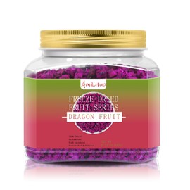 Amilutuo Freeze-Dried Dragon Fruit, Freeze-Dried Fruit, No Added Sugars, 6.52OZ/185g Dragon Druit Chunks, Dry Drag-on Fr-uit, Ideal for Infusing Drinks, Baked Goods and Water