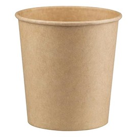 VEPATIM 50 Soup Containers Soup Cups Made of Kraft Paper Brown 26 oz 750 ml