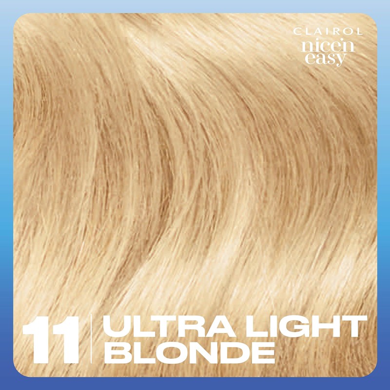 Clairol Nice'n Easy Permanent Hair Dye, 11 Ultra Light Blonde