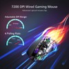 RisoPhy RGB Gaming Mouse Wired, PC Gaming Mice with 8