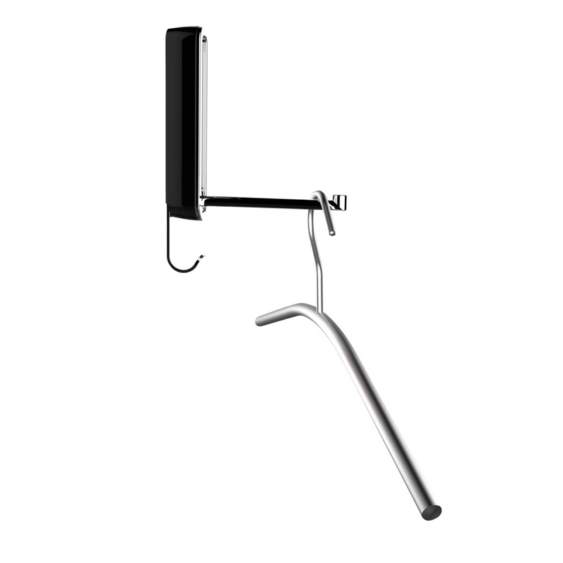 WENKO Sigma Premium Folding Hook Midnight Black – Wall Hook,