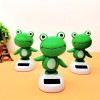 Cute Frog Solar Powered Dancing Swinging Animated Bobble Dancer Toy