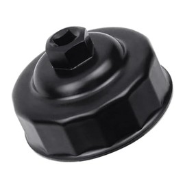 Shonee 65mm 14 Flutes Oil Filter Wrench for Toyota,Lexus,RAV4,Camry,Tundra,Cruiser,Tacoma,Avalon,Highlander,Sienna,Scion,Prius,Corolla-Filter Removal Tool for 64mm-64.8mm Oil filter