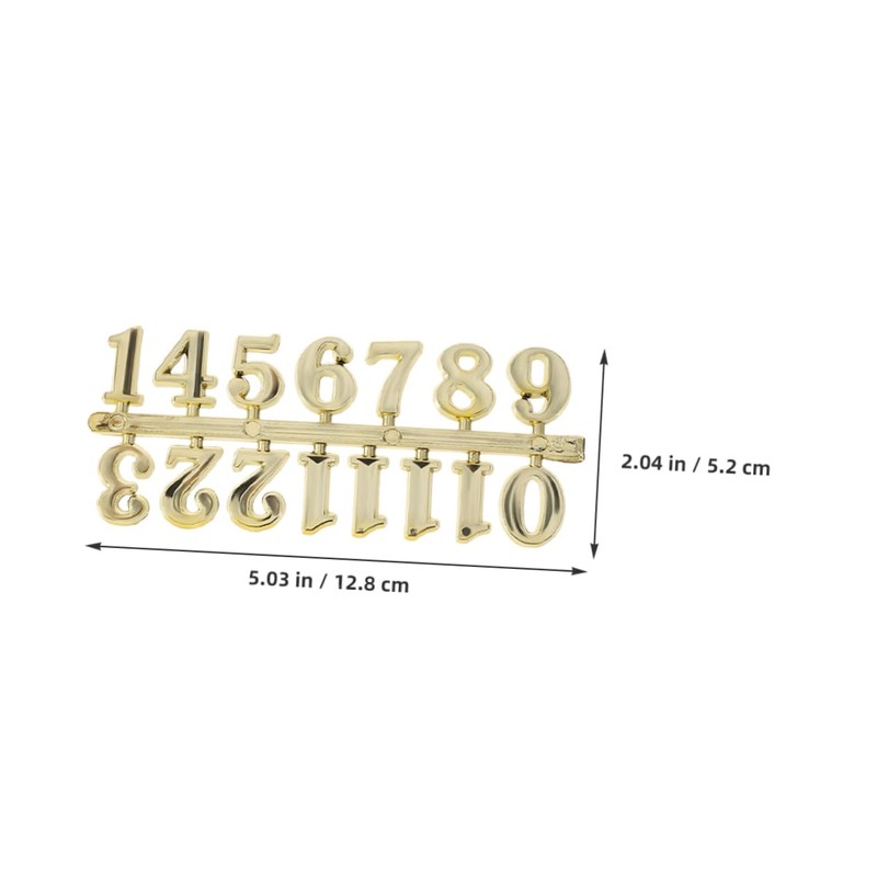 ABOOFAN 4 Set DIY Arabic Clock Numerals Wall Clock Kit