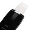 Face Skin Scrubber USB Rechargeable Peeling Machine Ultrasonic Exfoliating SkinCare(Black
