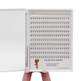 Vayator Large Tray Lashes Premade Volume Wide Fans 6D Short Stem Russian Volume Professional Eyelash Extensions Faux Mink (12mm)