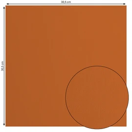 Florence Cardstock Textured - Coloured Card Making Supplies 12 x 12 inch - Brown - 20 Sheets - Coloured Paper for Scrapbooking, Card Making, Die Cutting and Paper Crafts - 216 GSM - Fox