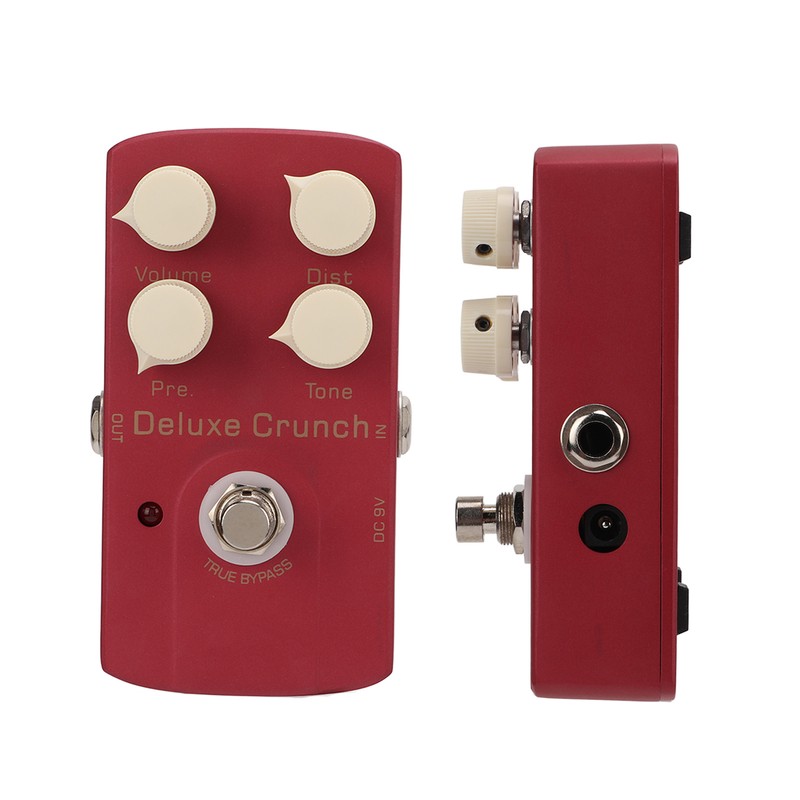 Electric Guitar Effect Pedal Deluxe Crunch Distortion Single Instrument Accessory