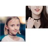 BetterJonny 43pcs Classic Stretch Colorful Choker Necklace Black Velvet Gothic