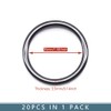 20PCS O Ring Buckle electroplated Zinc Alloy O-Rings Tone for
