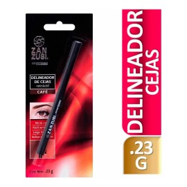 Lápiz delineador de cejas Look intenso tono café 23g Zan Zusi